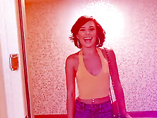 Teamskeet - passionate stepsis dances for her stepbro and jiggle her booty on top of his hard pecker