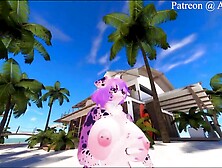 Preggo Fur Shemale hentai Jerks off to her Chat