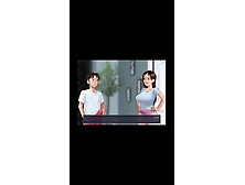 Attractive animation step mom fuck game