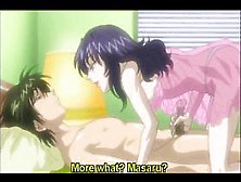 Hentai teen guy trying out MILF slick pussy