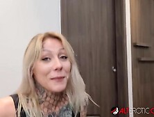 Inked Cutie Nayomi Sharp blows Sascha's long dick