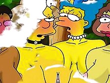 Simpsons Orgy Hentai Parody