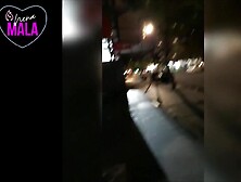 cordobesa encara al pizzero en la calle y se lo folla en su casa.  SPANK AND DEEPTROATH