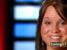 Swinger lovers enjoys touching