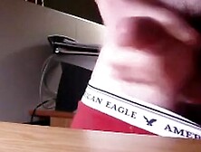 Jerk Cum Load Onto Dorm Desk