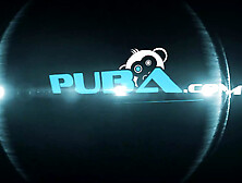 Beautiful blonde Bree Olson has fun with a humongous dark rod