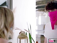 Lustful depraved step brother caught snooping and drilled by step sister