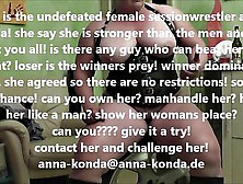 Anna konda mixed wrestling session offer