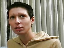 A slim and horny German slut showing off her amazing masturbation