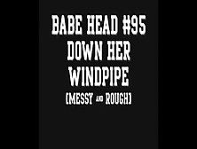 Rough messy sloppy facefuck gag