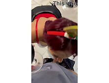 A older couldn't resist and had sex with her youthful godson during Christmas dinner.