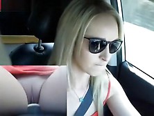 DRIVING MASTURBATION PUBLIC ROAD SEX CAR SHAVED PUSSY FACE SEXY BLONDE CHAT