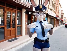 Yiff Zootopia: Judy Hopps and Nick Wilde - Cunning Fox Bangs Bunny after work