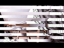 FRENCH STUDENT CHUNKY ????,  BIG MELONS,  NO CONDOM WITH SLUTTY AIRBNB HOST,  LICKS IT ALL