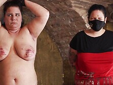 Big Girl Gets Her Hot Boobs Whipped and She Enjoys This