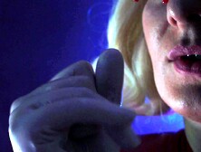 ASMR vinyl nitrile nurse doctor MEDICAL GLOVES FETISH Arya Grander in latex rubber Halloween dress