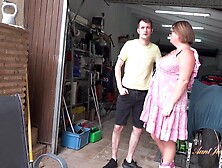 Busty Redhead Cougar Jojo Seduces The Mechanic