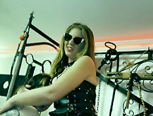 WHIPPING and SNATCH BUSTING my fresh slave chick - Harsh LEZDOM