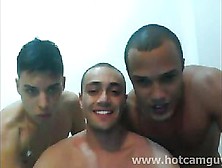 Brazilian Cam Trio With Sperm