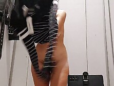 Sexy Brunette In The Fitting Room,  Hairy,  Big Ass,  Big.  Amateur Wife,  Hairy