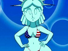 CG Animation - Hawt Lady Liberty - Part 1