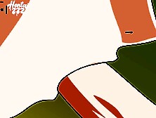 MANGA SHIZUNE GETS ANAL CREAMPIE IN DOGGY POSITION
