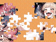 Togahimiko's Vagina Was So Squeaky Tight That She Ejaculated Right Away! Hentai Puzzle Game.