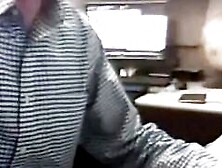 Big-Cocked Dad Strokes At The Office 2