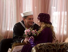 Blonde Wife Monica Mayhem Fucked By Her Navy Husband In Uniform