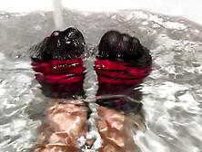 Wet Sock Fetish in Athletic Socks