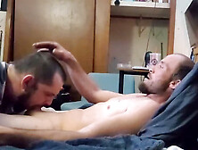 Country boy Tim gets his ass played with and receives an amazing blowjob from a big black cock