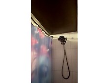 Tatted Cutie Takes A Hot Shower