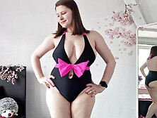 Your sexy girlfriend is getting ready for the beach just for you. JOI + countdown