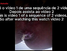 Bruna Silva Hotwife - Called the eater at home while the cuck was working - With subtitles in English and Portuguese