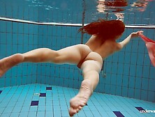 Polish Hot Shaped Deniska Swimming Nude