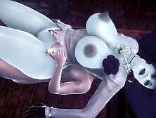 Alcina Dimitrescu spooning on top | Resident Evil Village