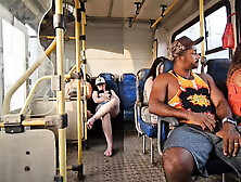 MARRIED WOMAN GIVES A KISS TO A STRANGE GUY INSIDE THE BUS AND ENDS UP HAVING SEX WITH HIM