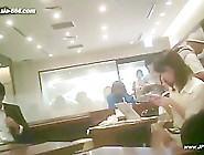 peeping Korean restaurant toilet. 8