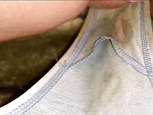 Orgasming in Pussy Cum Stained Panty