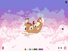 Cloud Meadow Gay Animations | Scenes With Furry Centaur Yiff