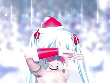 Santa Miku - White Snow Princess (3D HENTAI)