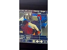 Couple fucking in train