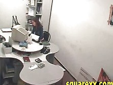 Russian amateurs fuck in office