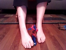 Dreena Rogue: Feet Picking Up And Playing With Toys