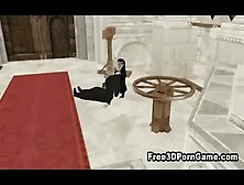 3D Nun Sucks Cock And Gets Fucked