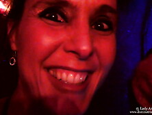 Teasing and biting slave's cock with kali's teeth