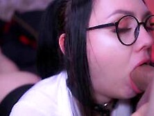 Dissolute MILF Blows Husband and Gets a Facial