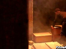 Veronica Avlon's Kinky Triple Bondage Adventure - FFM threesome with rough sex & domination