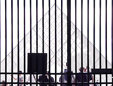 Sexy gorgeous blonde Lana Sins assfucked in Paris