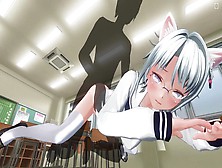 3D Anime Teacher Mounts A Schoolgirl In The Behind